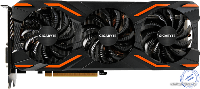 видеокарт Gigabyte GeForce GTX 1080 Windforce OC